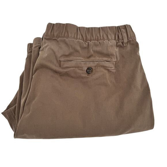 Bearbottom Jogger Pants Mens 2XLT XXLT Brown Coastal Cotton Blend + Pockets - Picture 1 of 7